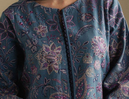 Coco Winter Unstitched 2025 BY Zara Shahjahan - Mist-2B