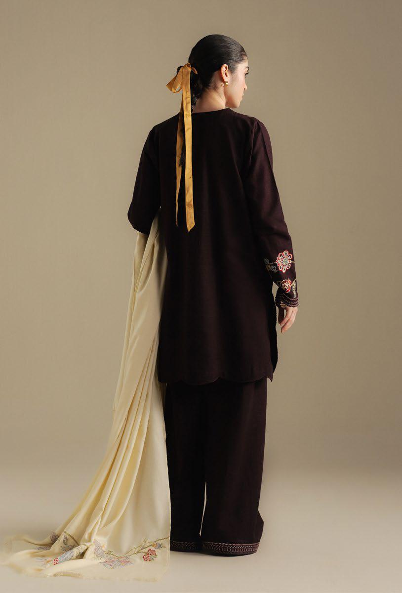 Coco Winter Unstitched 2025 BY Zara Shahjahan - Berry-3A