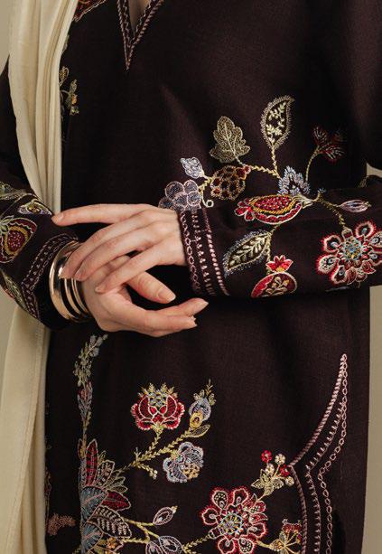 Coco Winter Unstitched 2025 BY Zara Shahjahan - Berry-3A