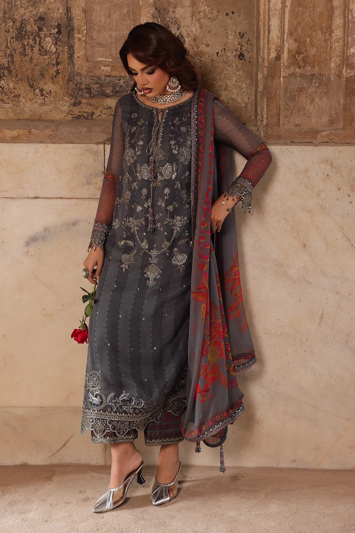 Vasal - Vol 6 Unstitched Luxury Chiffon - VSL25 -41