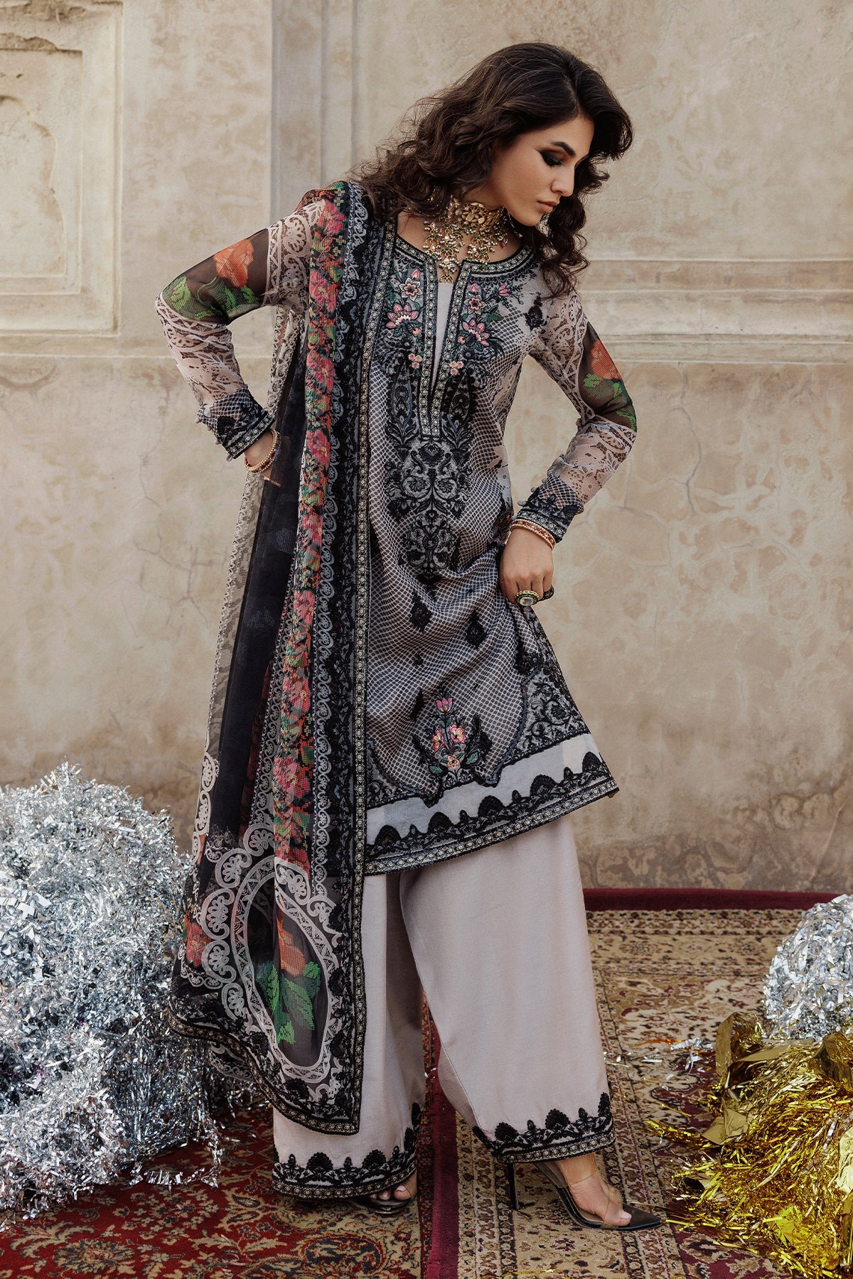 Vasal - Vol 6 Unstitched Luxury Chiffon - VSL25 -44