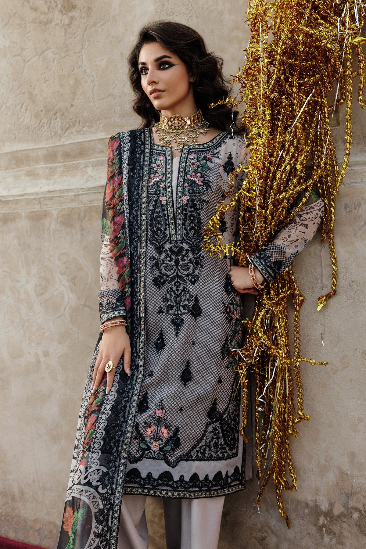 Vasal - Vol 6 Unstitched Luxury Chiffon - VSL25 -44