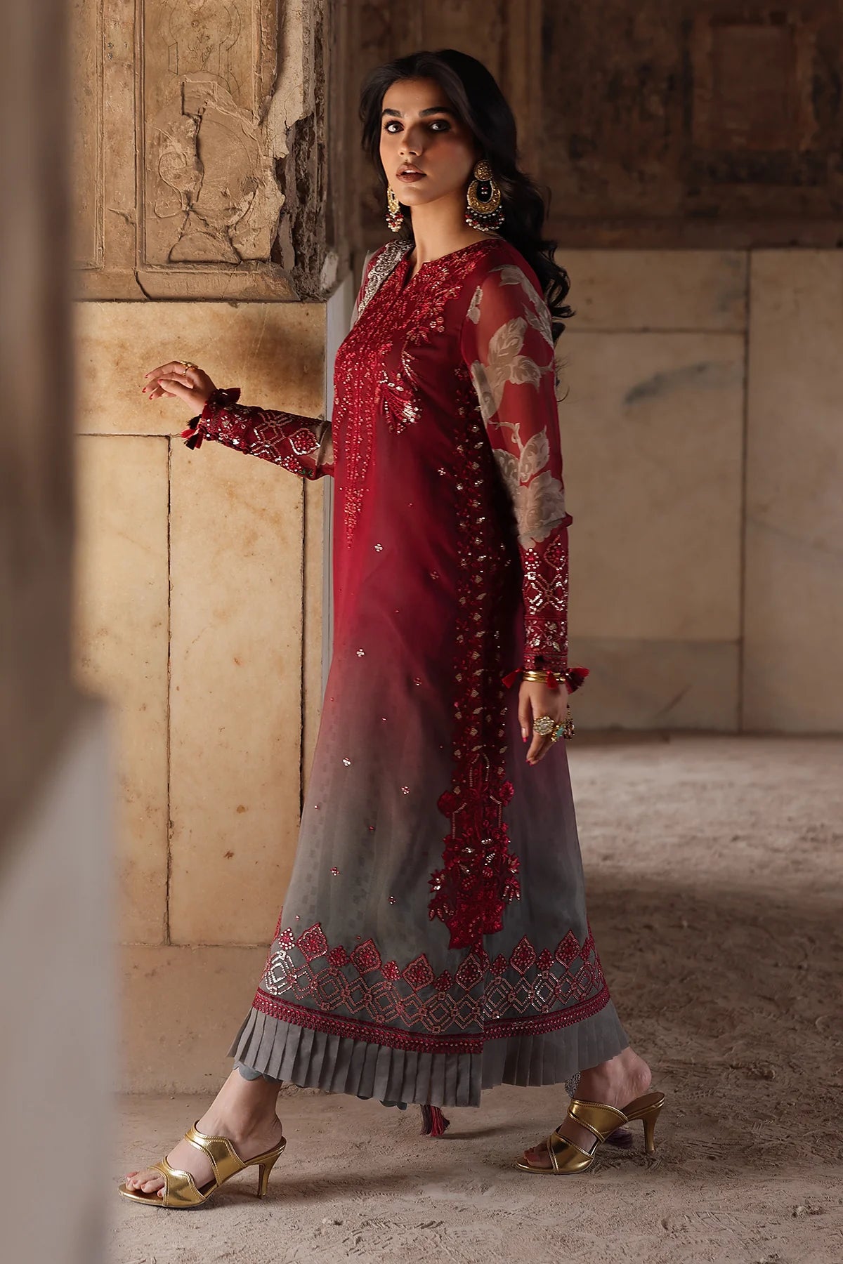 Vasal - Vol 6 Unstitched Luxury Chiffon - VSL25 -45