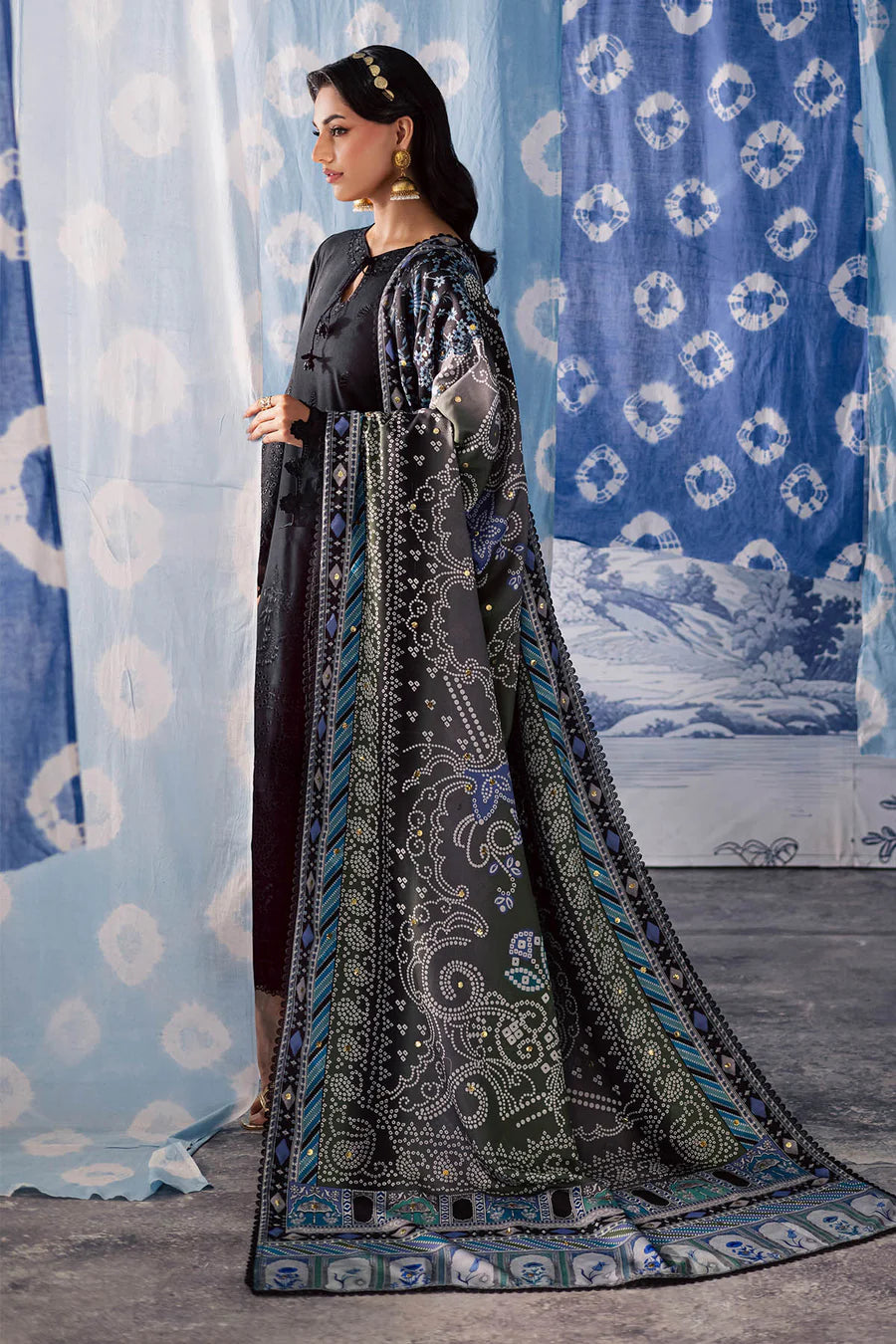 Nureh Bazaar Mukesh Collection Unstitched'25 - NE-209