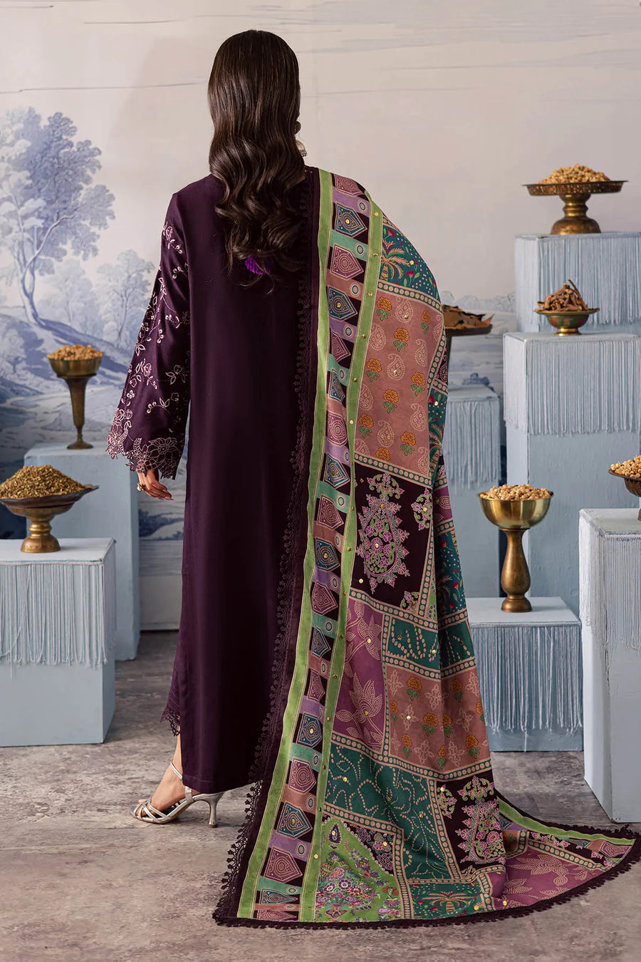 Nureh Bazaar Mukesh Collection Unstitched'25 - NE-208