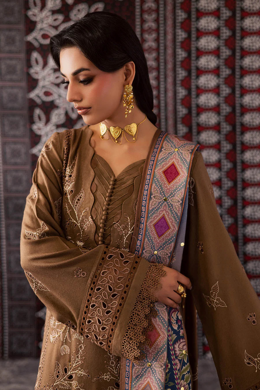 Nureh Bazaar Mukesh Collection Unstitched'25 - NE-205