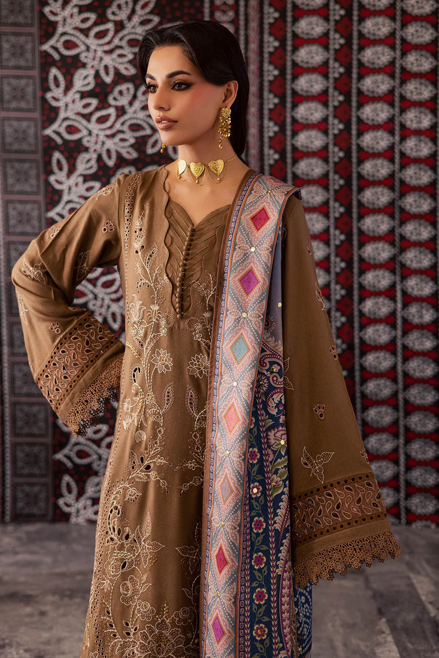 Nureh Bazaar Mukesh Collection Unstitched'25 - NE-205