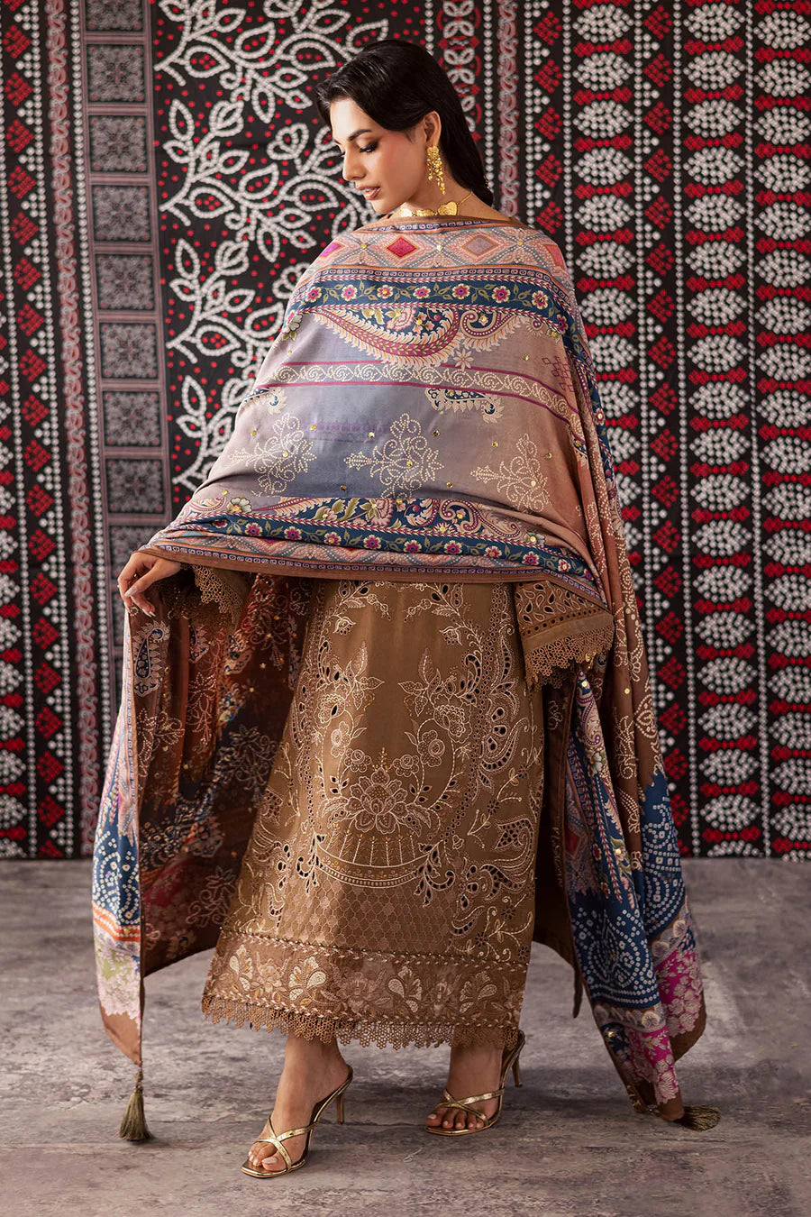 Nureh Bazaar Mukesh Collection Unstitched'25 - NE-205