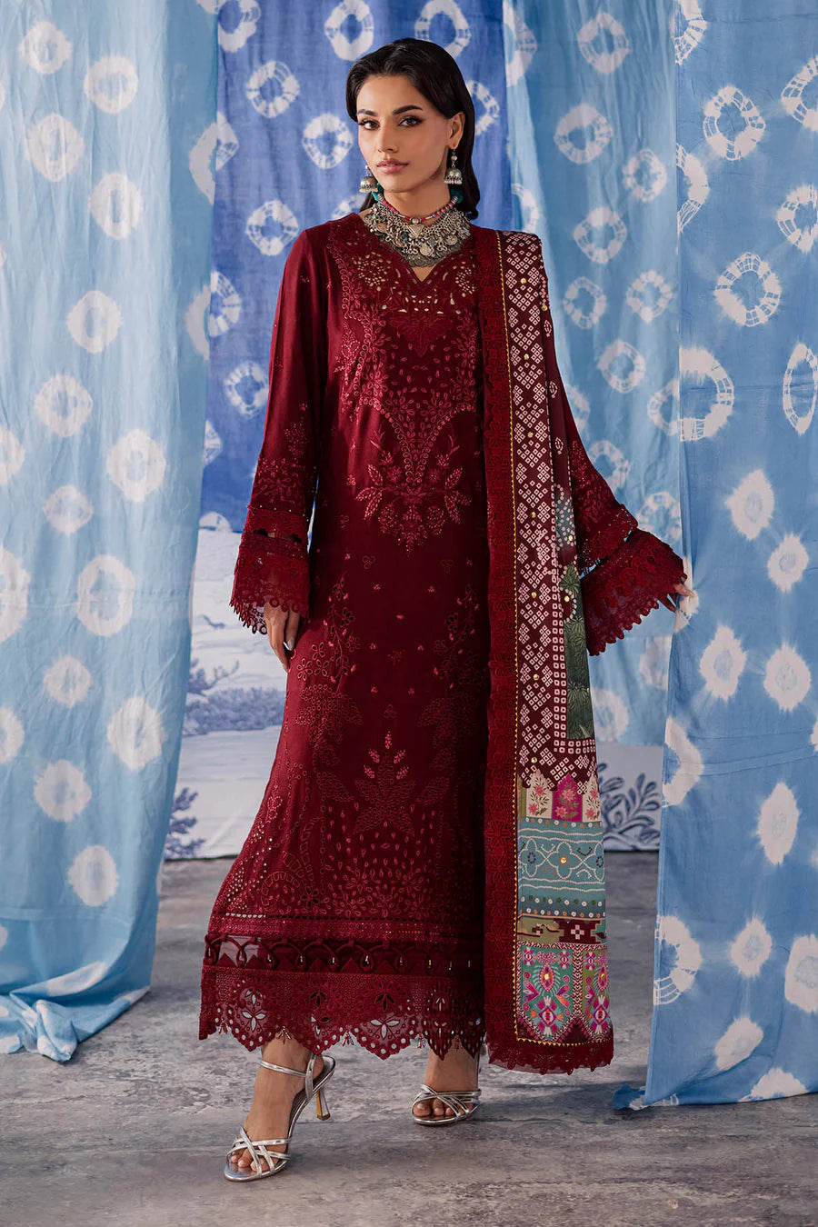 Nureh Bazaar Mukesh Collection Unstitched'25 - NE-204