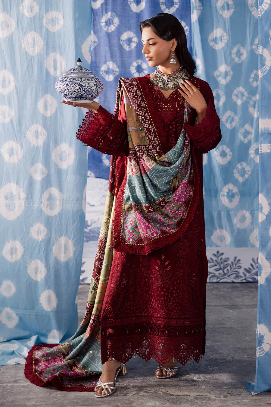 Nureh Bazaar Mukesh Collection Unstitched'25 - NE-204