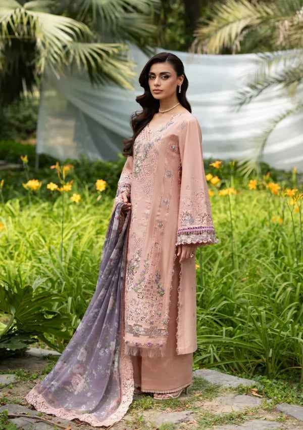 Luxury Lawn Vol 2 2026 | BLUSHING ROSE | Elaf