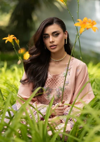 Luxury Lawn Vol 2 2026 | BLUSHING ROSE | Elaf