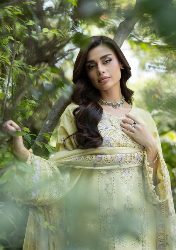 Luxury Lawn Vol 2 2026 | BUTTER YELLOW | Elaf