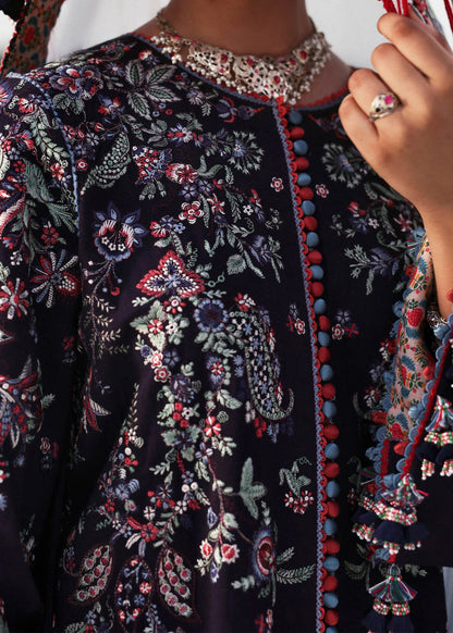 Karandi Unstitched'25 by Hussain Rehar - Rouge