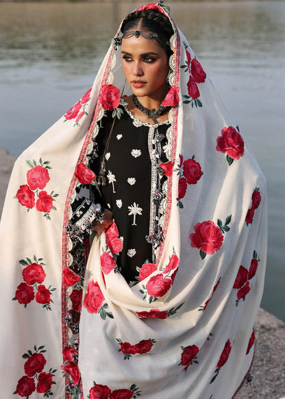 Karandi Unstitched'25 by Hussain Rehar - Rose