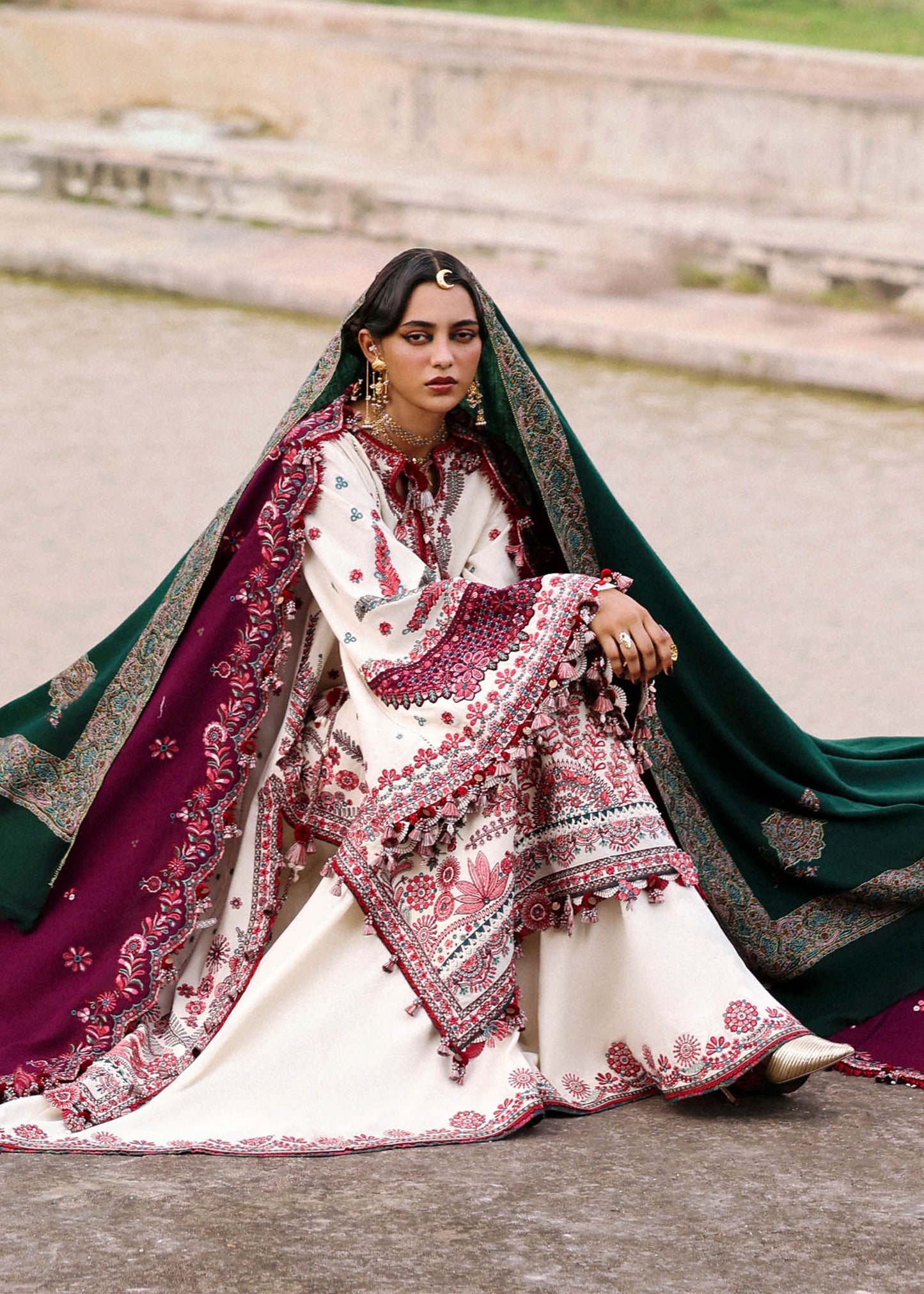 Karandi Unstitched'25 by Hussain Rehar - Afsaneh