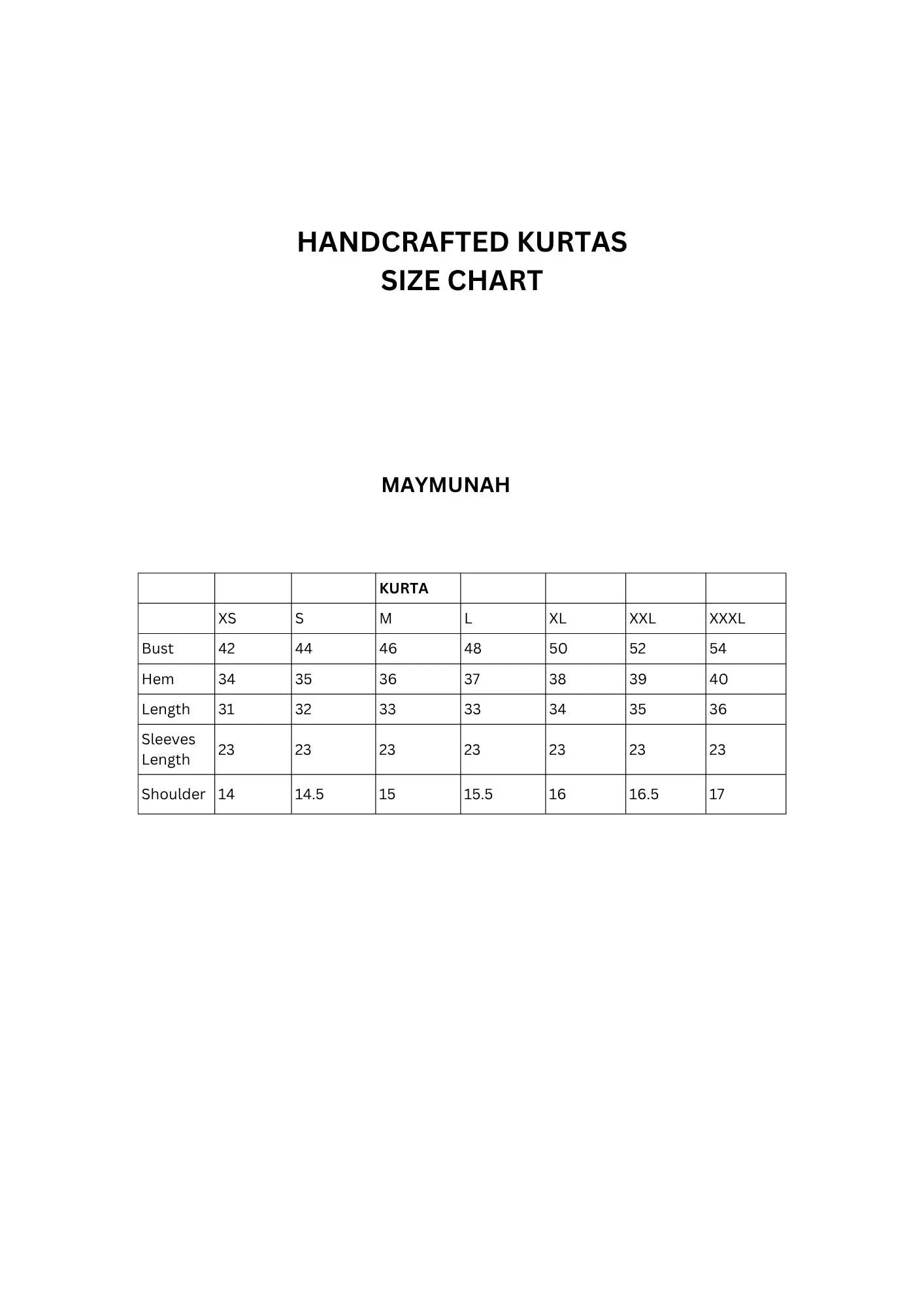 Handcrafted Kurtias - By Binaf Maymunah