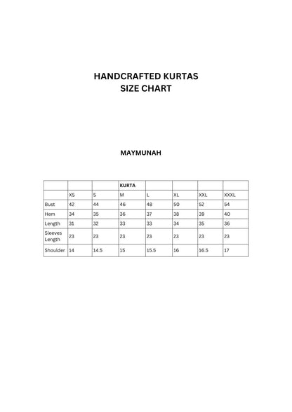 Handcrafted Kurtias - By Binaf Maymunah