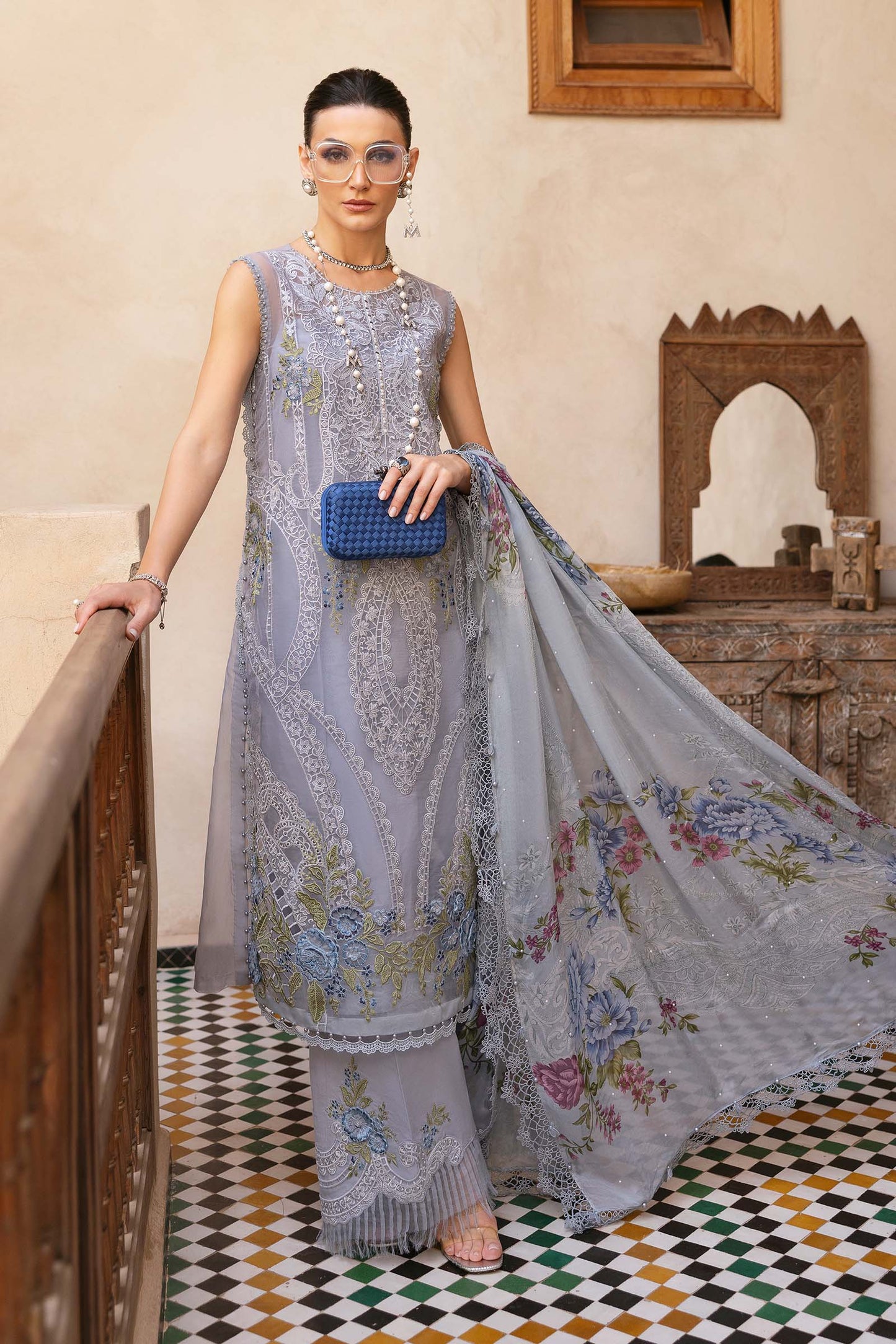 Maria.b Lawn vol-25 - D-2509-B
