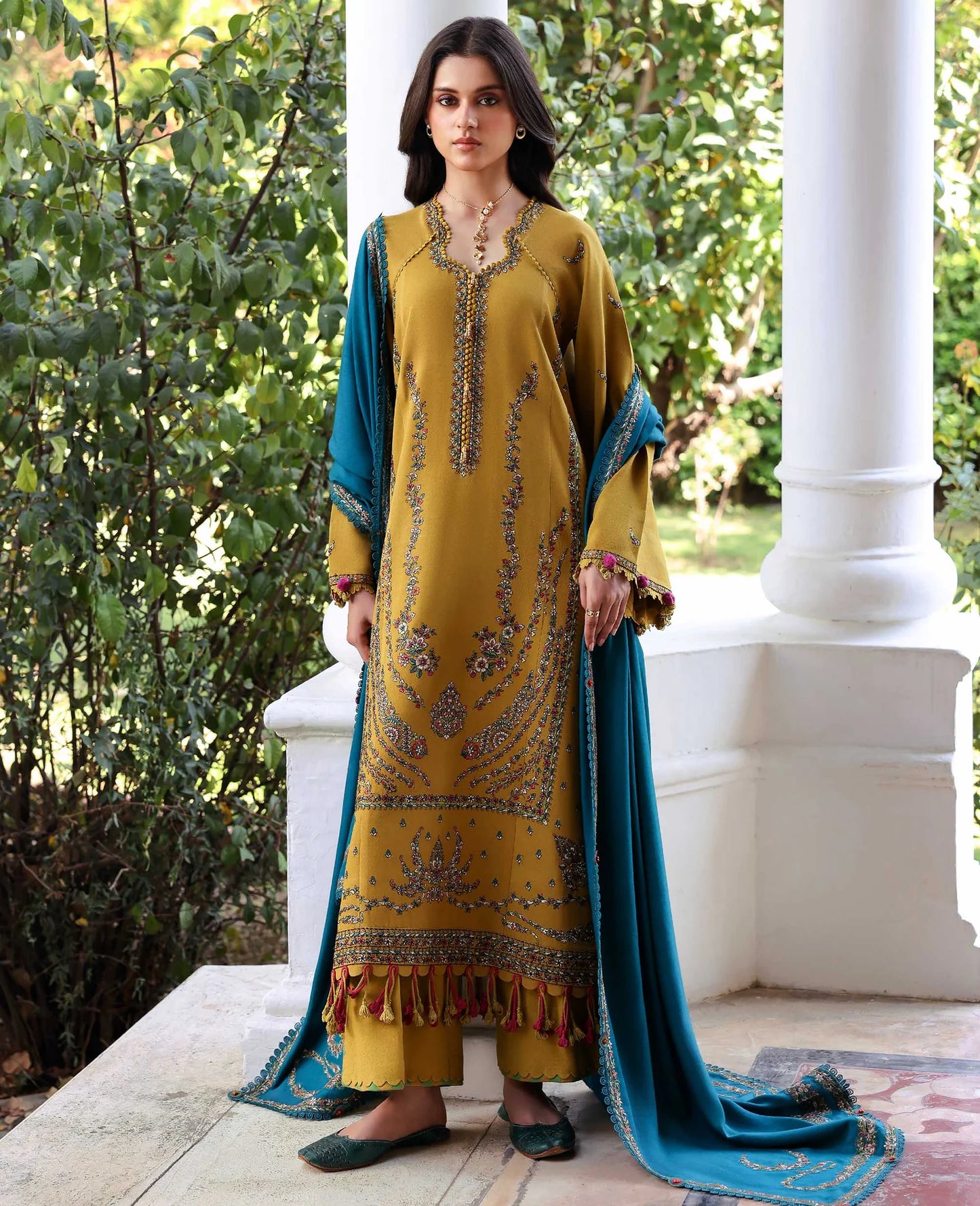 Amaris Luxury Shawl Unstitched 2025 by Republic Womenswear - Ilyria