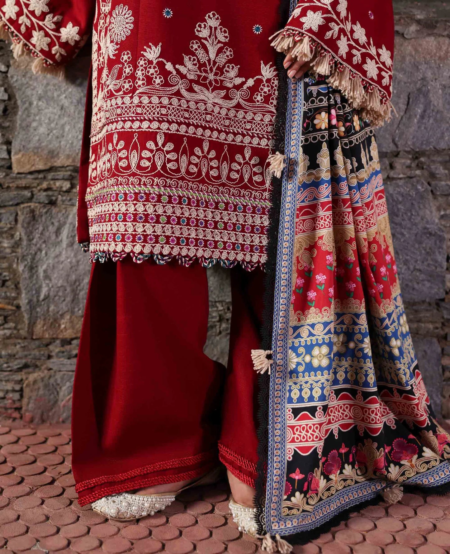 Amaris Luxury Shawl Unstitched 2025 by Republic Womenswear - Orlena