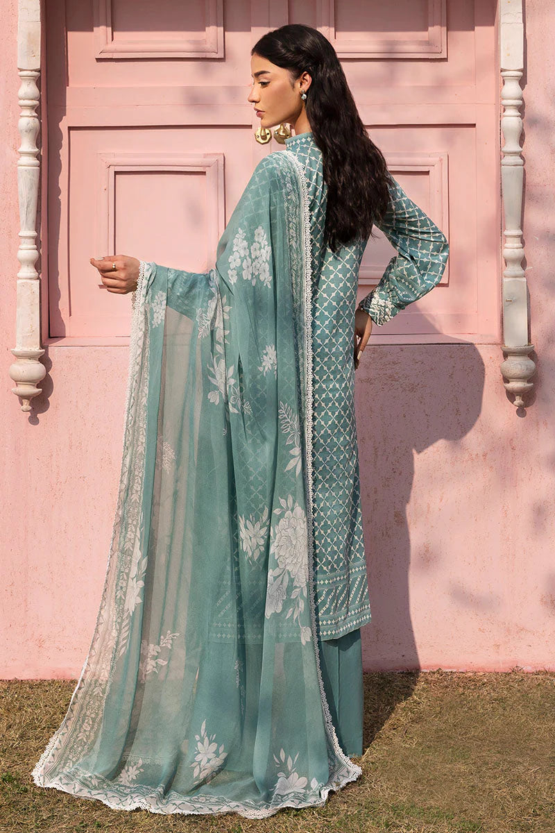 Cross Stitch Premium Lawn – TEAL GRACE