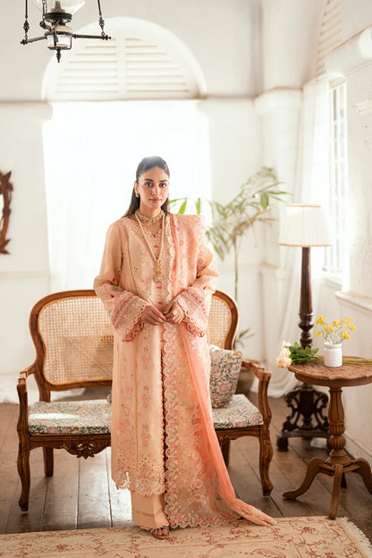 Luxury Lawn Eid Edit'25 by Qalamkar - SB-07 Zoya