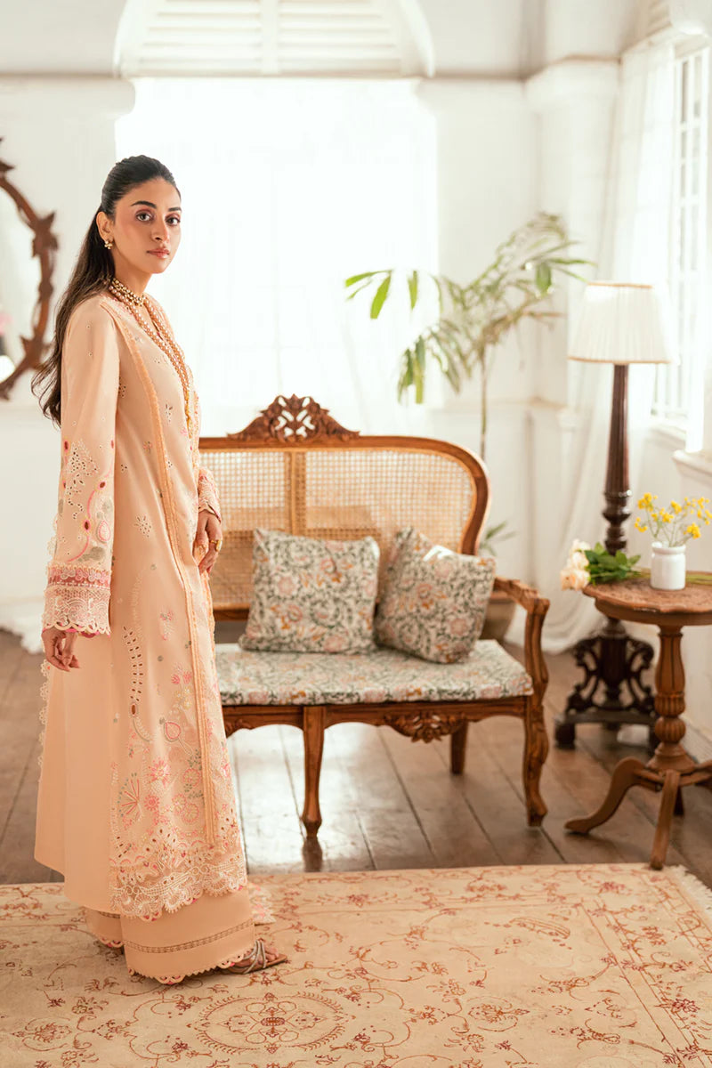 Luxury Lawn Eid Edit'25 by Qalamkar - SB-07 Zoya