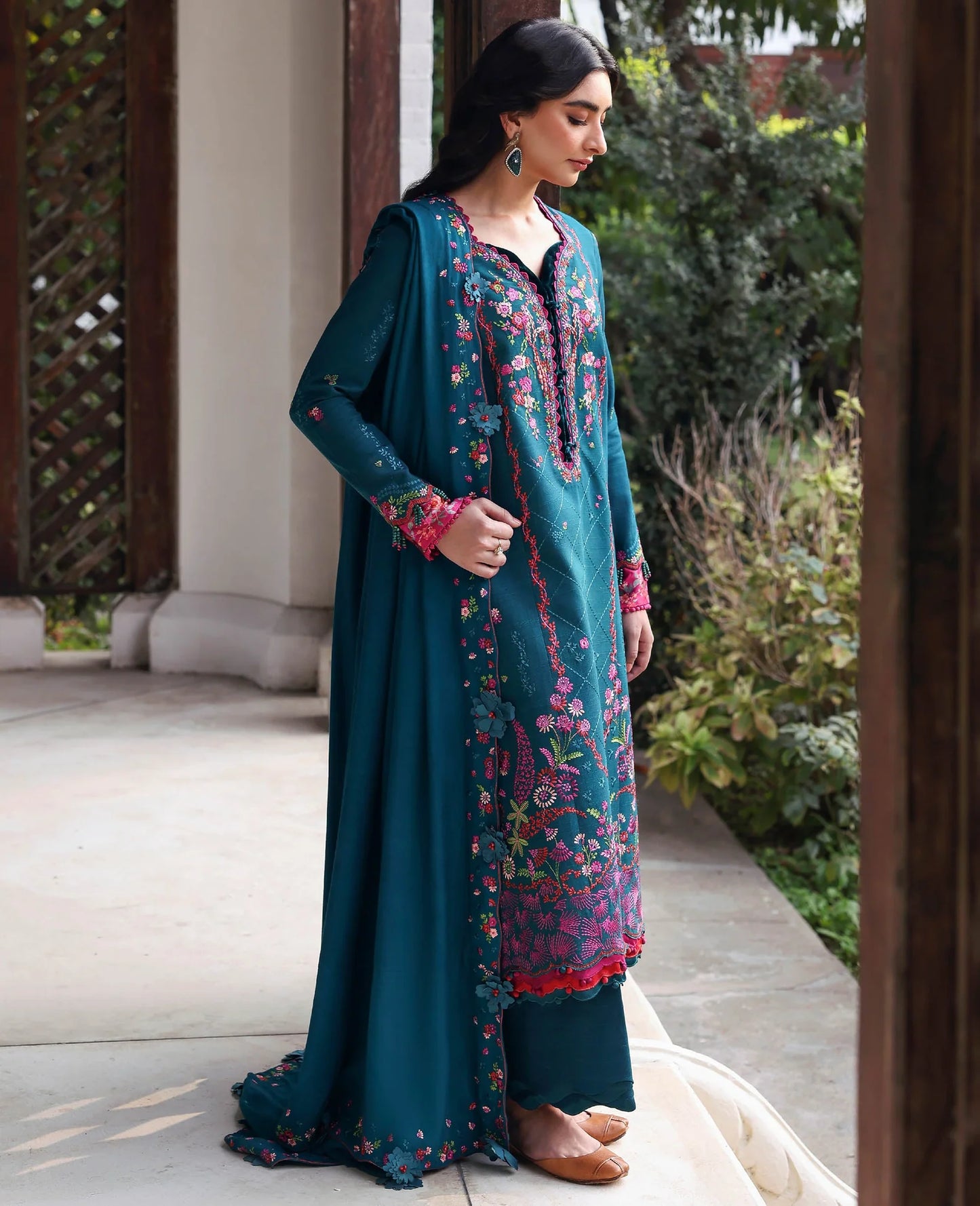 Amaris Luxury Shawl Unstitched 2025 by Republic Womenswear - Evania