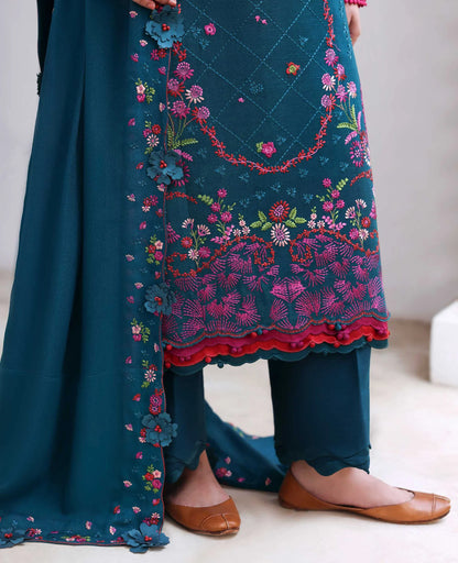 Amaris Luxury Shawl Unstitched 2025 by Republic Womenswear - Evania
