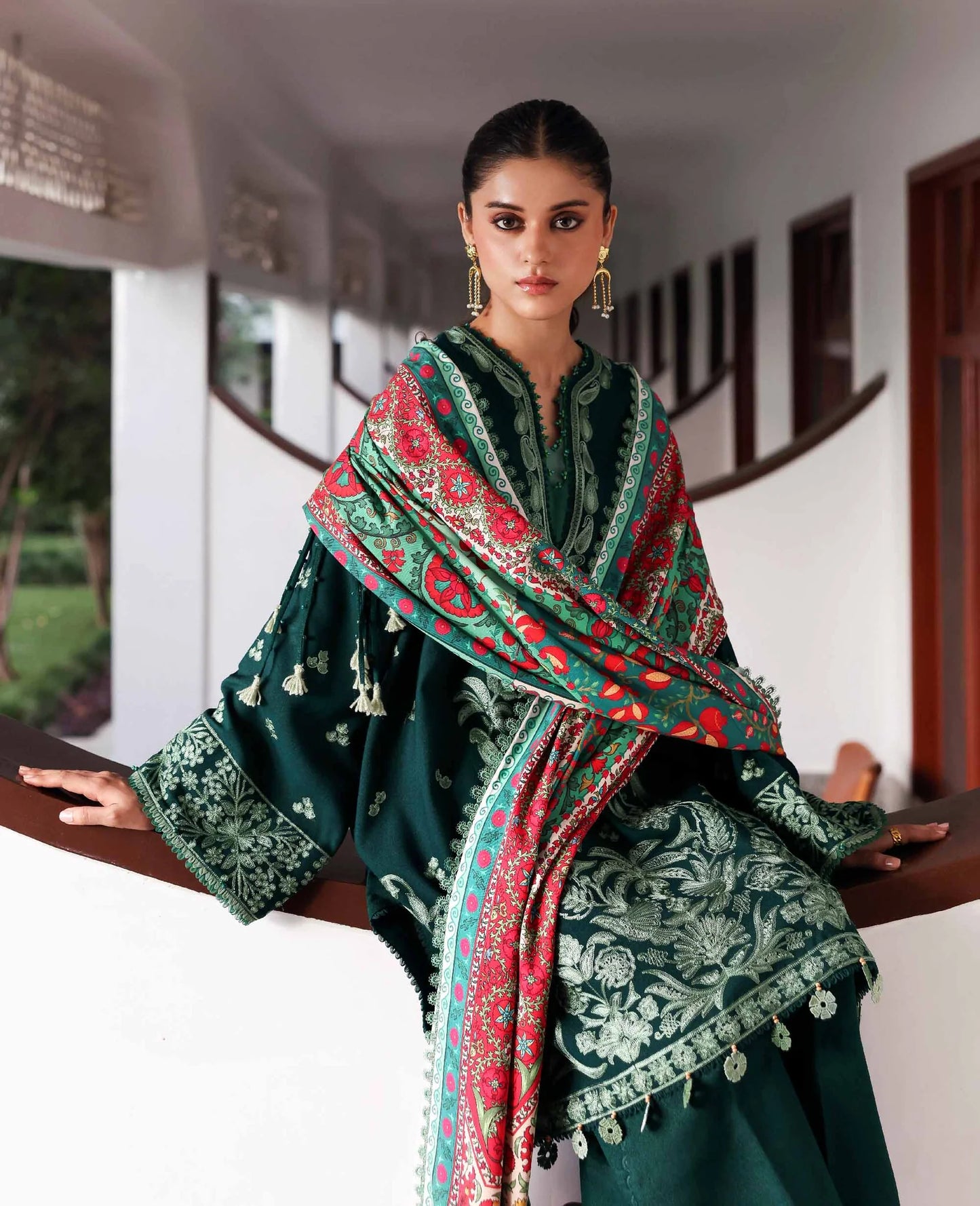 Amaris Luxury Shawl Unstitched 2025 by Republic Womenswear - Celeste