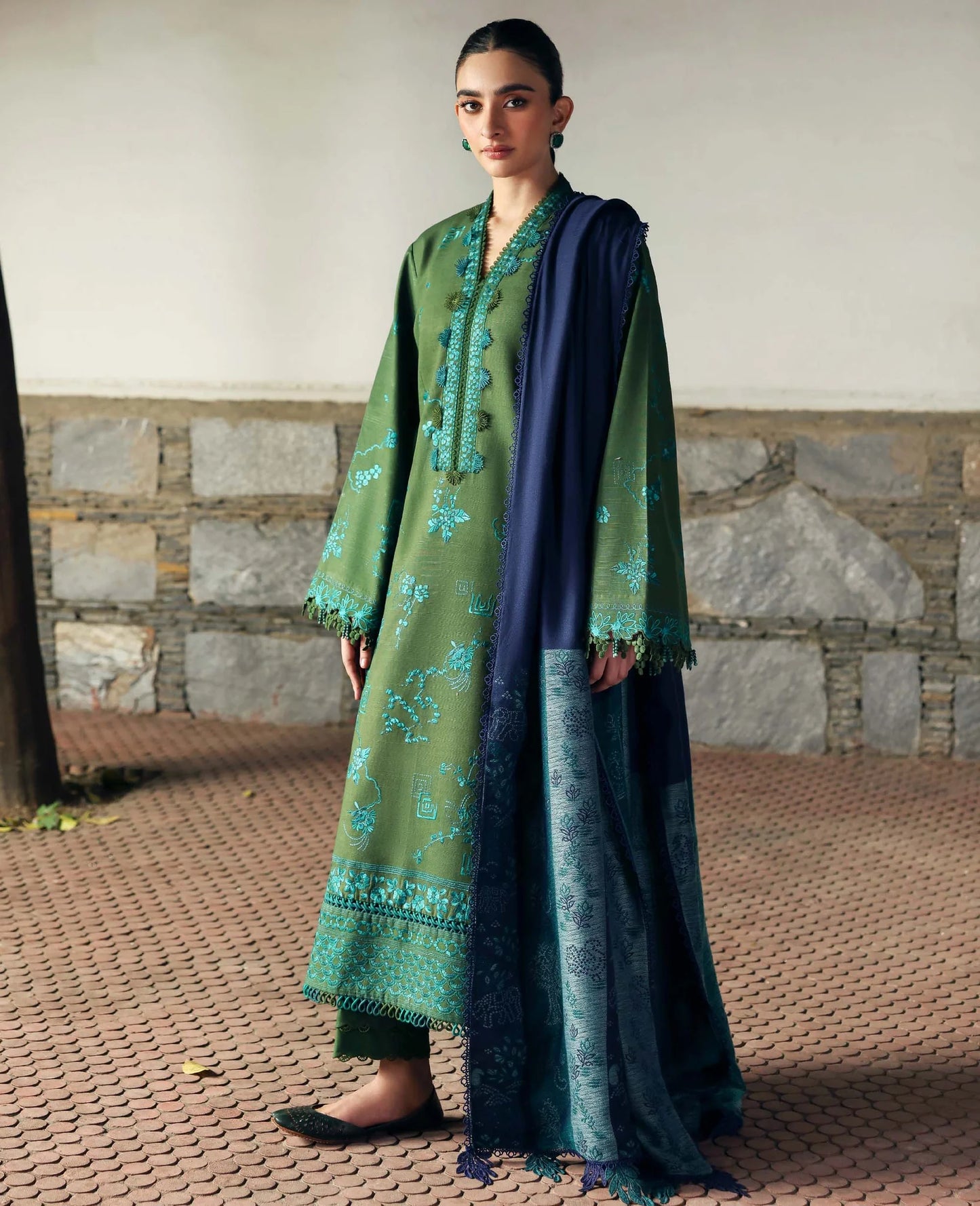 Amaris Luxury Shawl Unstitched 2025 by Republic Womenswear - Elysia
