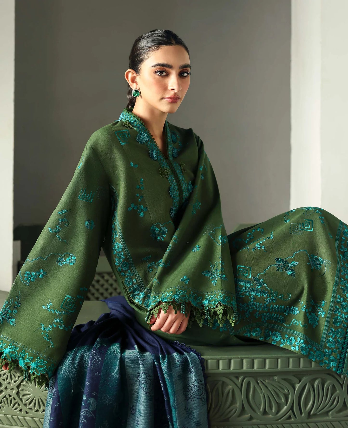 Amaris Luxury Shawl Unstitched 2025 by Republic Womenswear - Elysia