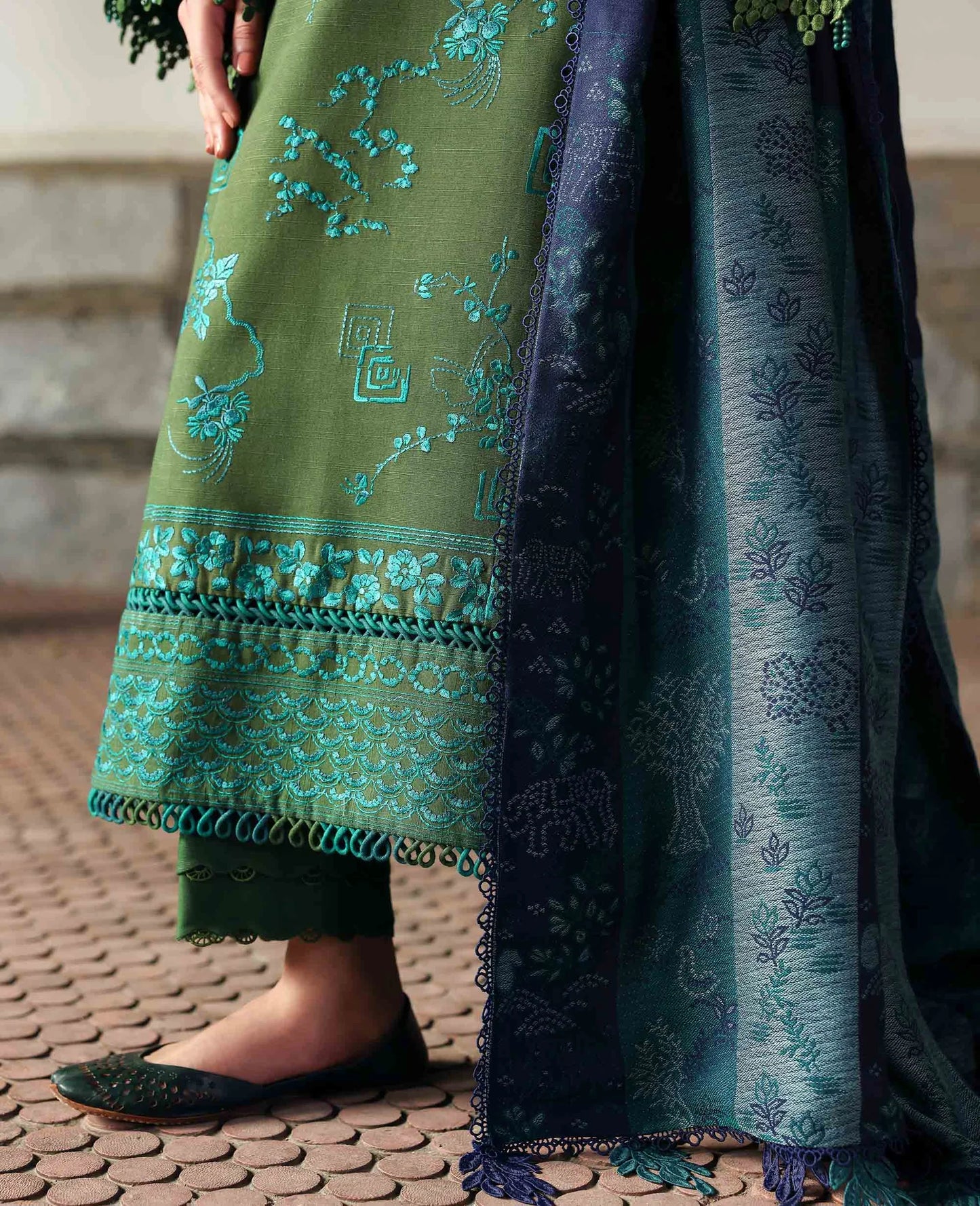 Amaris Luxury Shawl Unstitched 2025 by Republic Womenswear - Elysia