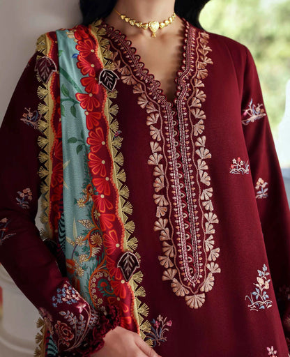 Amaris Luxury Shawl Unstitched 2025 by Republic Womenswear - Sienna