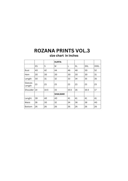 Rozana Prints Vol.3 by Binaf -Saira