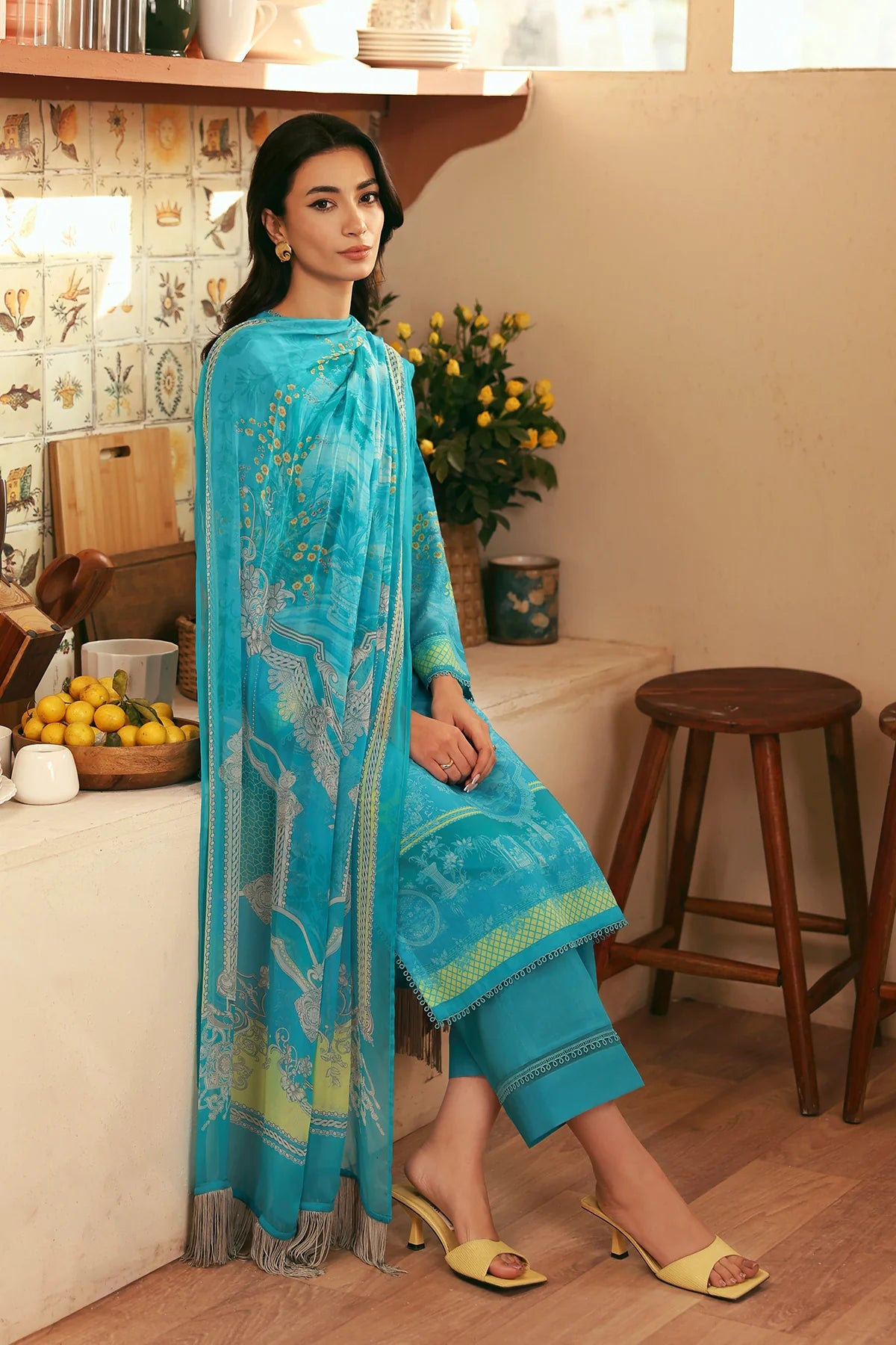 Selene SS'25 by Sahar - Oceanic Petals