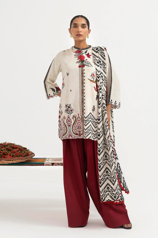 Mahay Winter 2025 by Sana Safinaz -SKU: H255-004A-3CY
