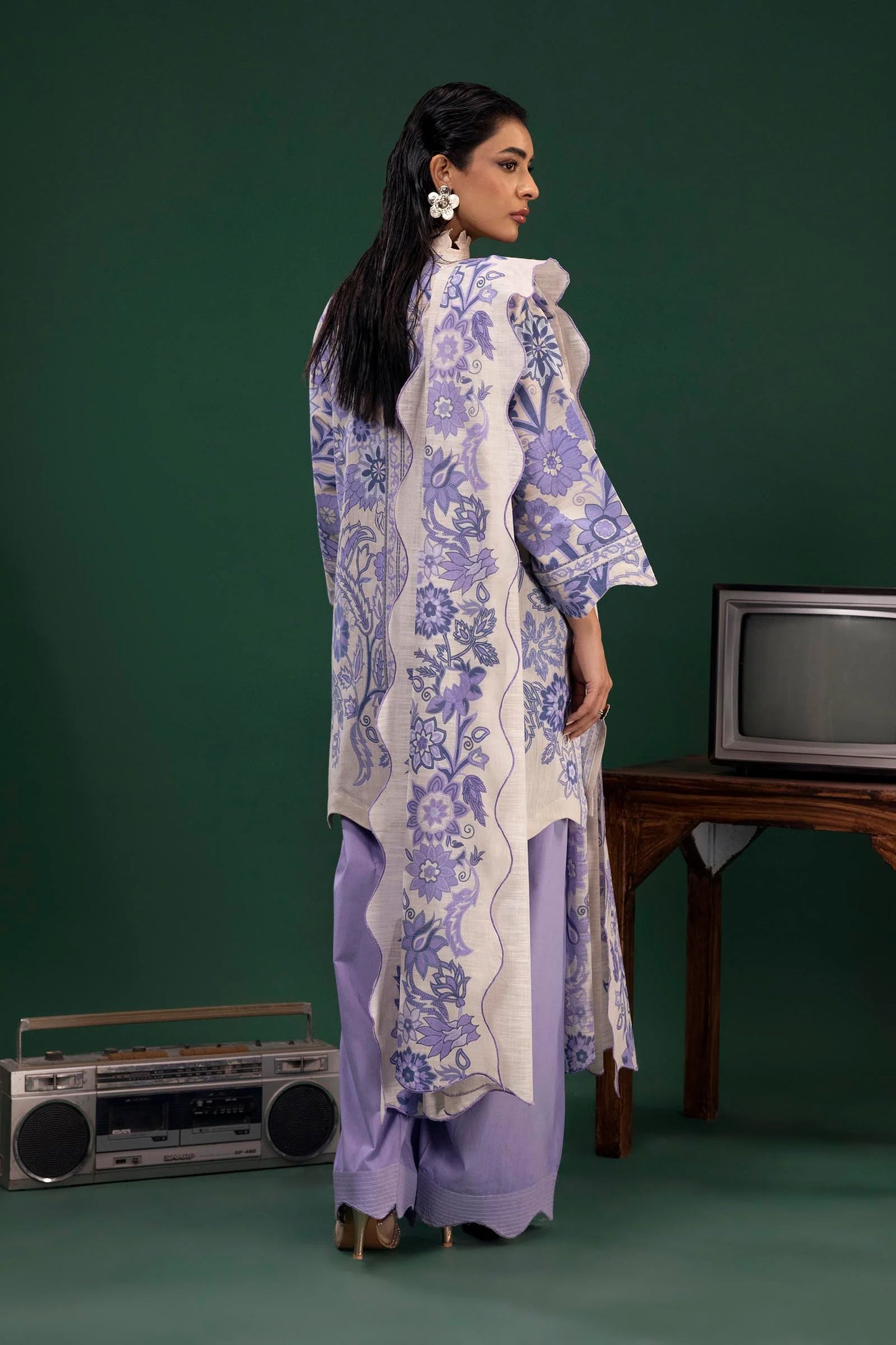 Mahay Winter 2025 by Sana Safinaz -SKU: H255-002A-2BQ