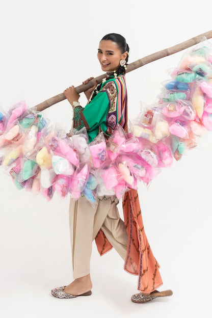 Mahay Winter 2025 by Sana Safinaz -SKU: H255-007B-2DA