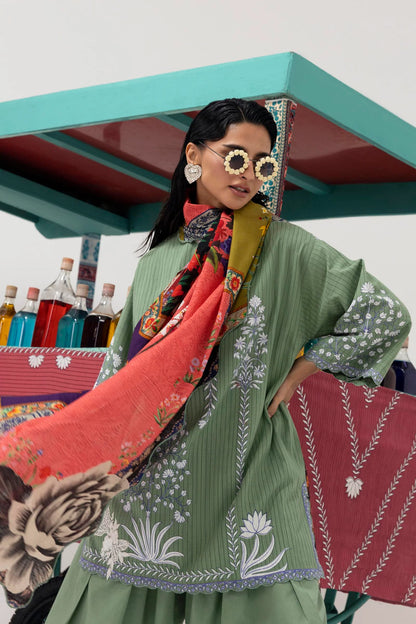 Mahay Winter 2025 by Sana Safinaz - SKU: H255-006B-3CQ