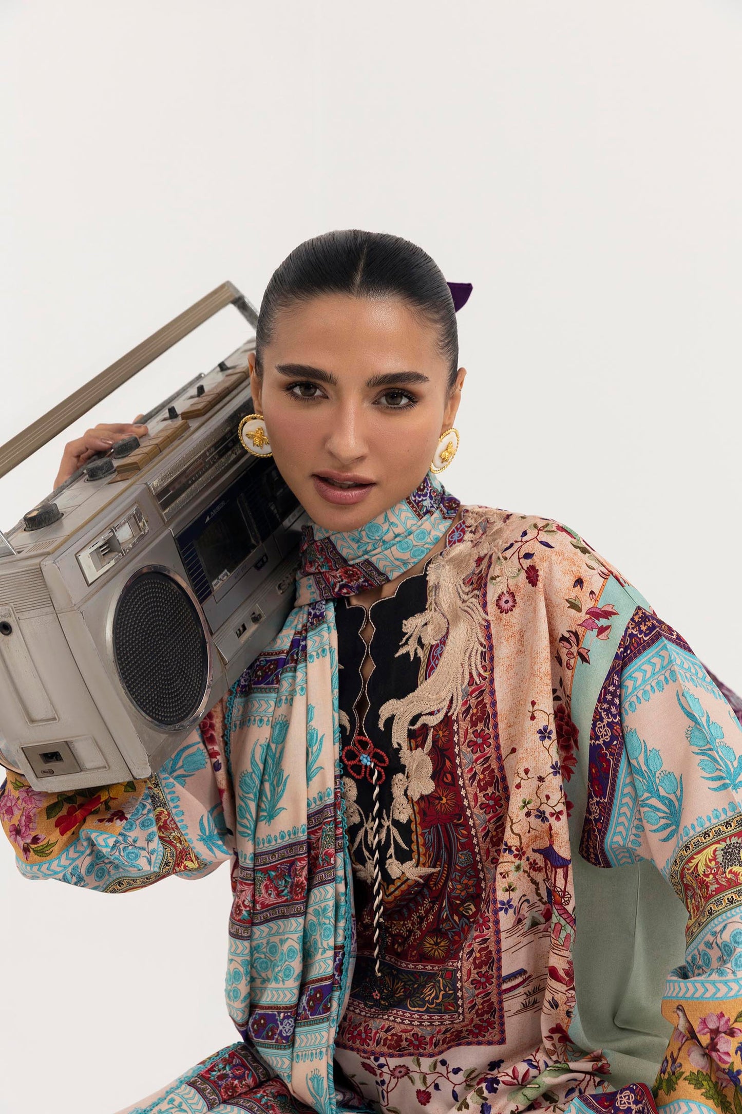 Mahay Winter 2025 by Sana Safinaz - SKU: H255-001A-3CY