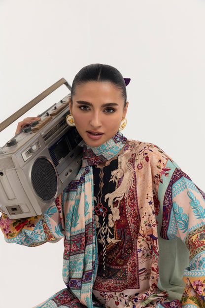 Mahay Winter 2025 by Sana Safinaz - SKU: H255-001A-3CY