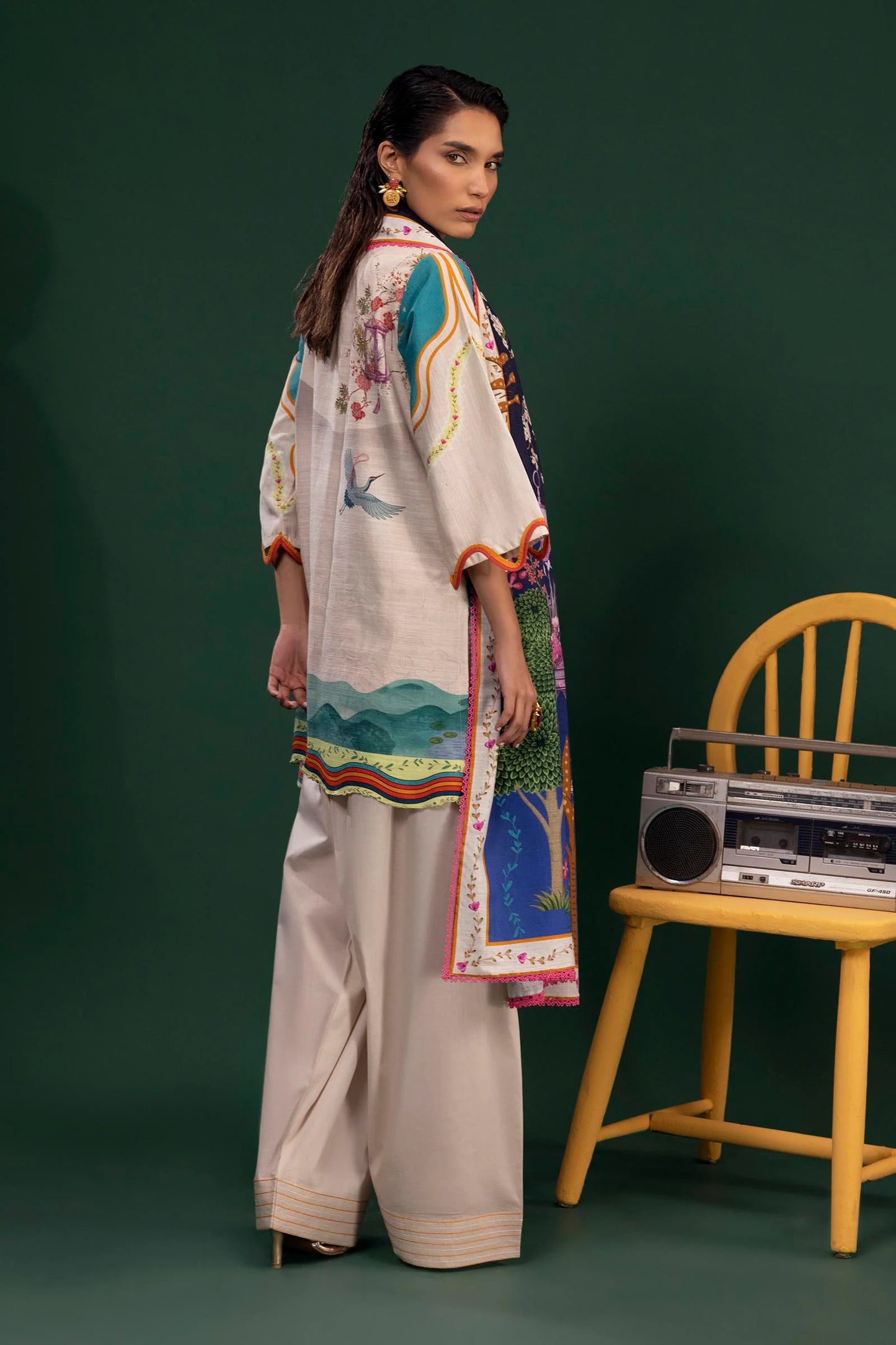 Mahay Winter 2025 by Sana Safinaz - SKU: H255-010A-2Q