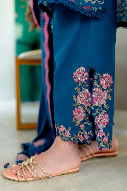 Cross Stitch Premium Satin - INK BLOOM