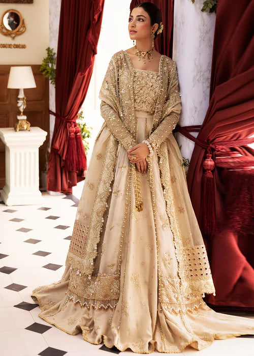 Siraa Festive Unstitched`25 -Ivory Celeste