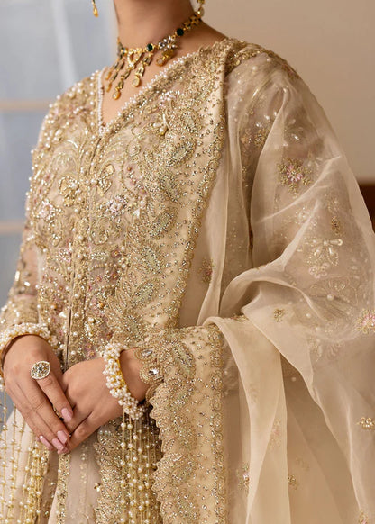 Siraa Festive Unstitched`25 -Ivory Celeste