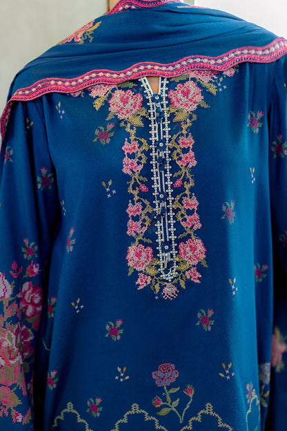 Cross Stitch Premium Satin - INK BLOOM