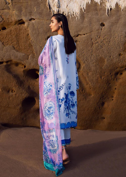 Siraa Lawn 2025 Vol 2 - Blue Pottery