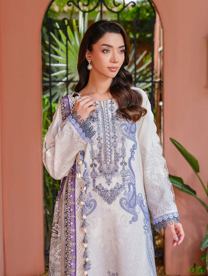 Urban Embroided Cambric by Jade-IVORY